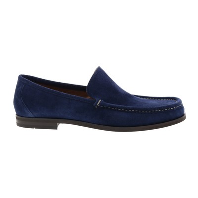 Bruno Magli Encino BM1ENCN1 Mens Blue Suede Loafers & Slip Ons Casual Shoes 11