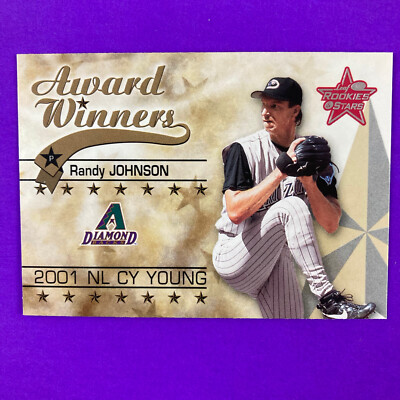 Randy Johnson 2002 Leaf Rookies & Stars Card 285 MLB Arizona Diamondbacks