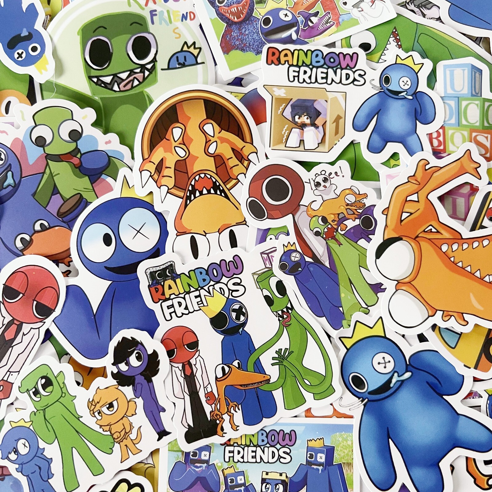 50 Pcs Rainbow Friends Video Game Stickers Lots Pack for