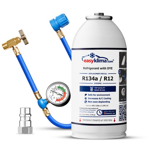 EasyKlima Kit Retrofit R12 Climatisation Auto avec Adaptateur