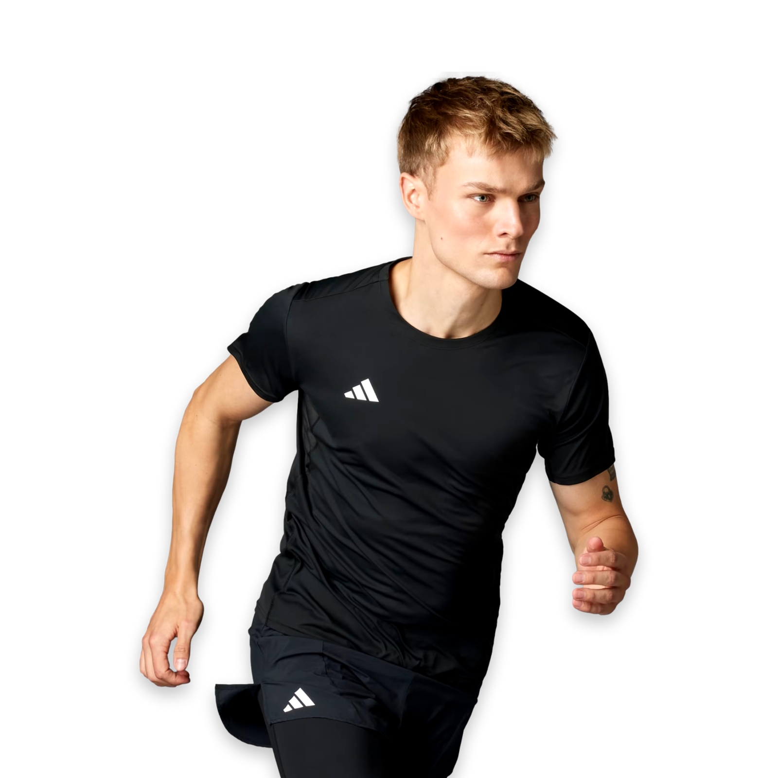 adidas Adizero Essentials Running Tee Men's Sport Black