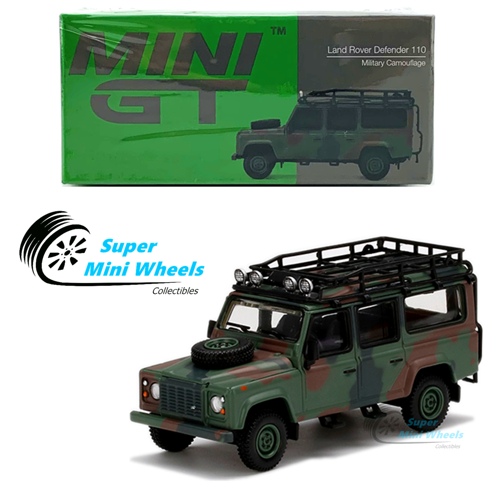 Amazon.com: Mini GT Land Rover Defender 110, Black MGT00158