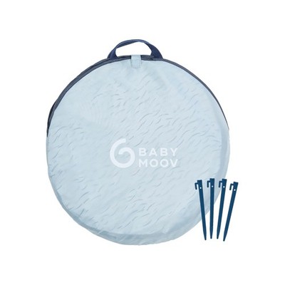 Babymoov Anti-UV Baby & Toddler Beach Tent UPF 50+ Sun Protection with Pop Up System for Easy Use & Transport, Blue Waves (Summer 2025 Edition) Additional Image
