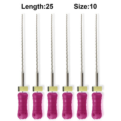 Sky Choice Hedstrom Files - 25 mm Length, Size 10 Purple w/Rubber Stopper 6/Pkg