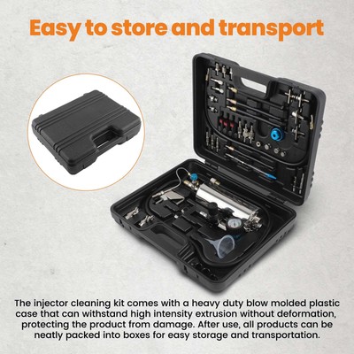 Automotive Non-Dismantle Fuel Injector Cleaner Kit Fuel System Cleaning Tool