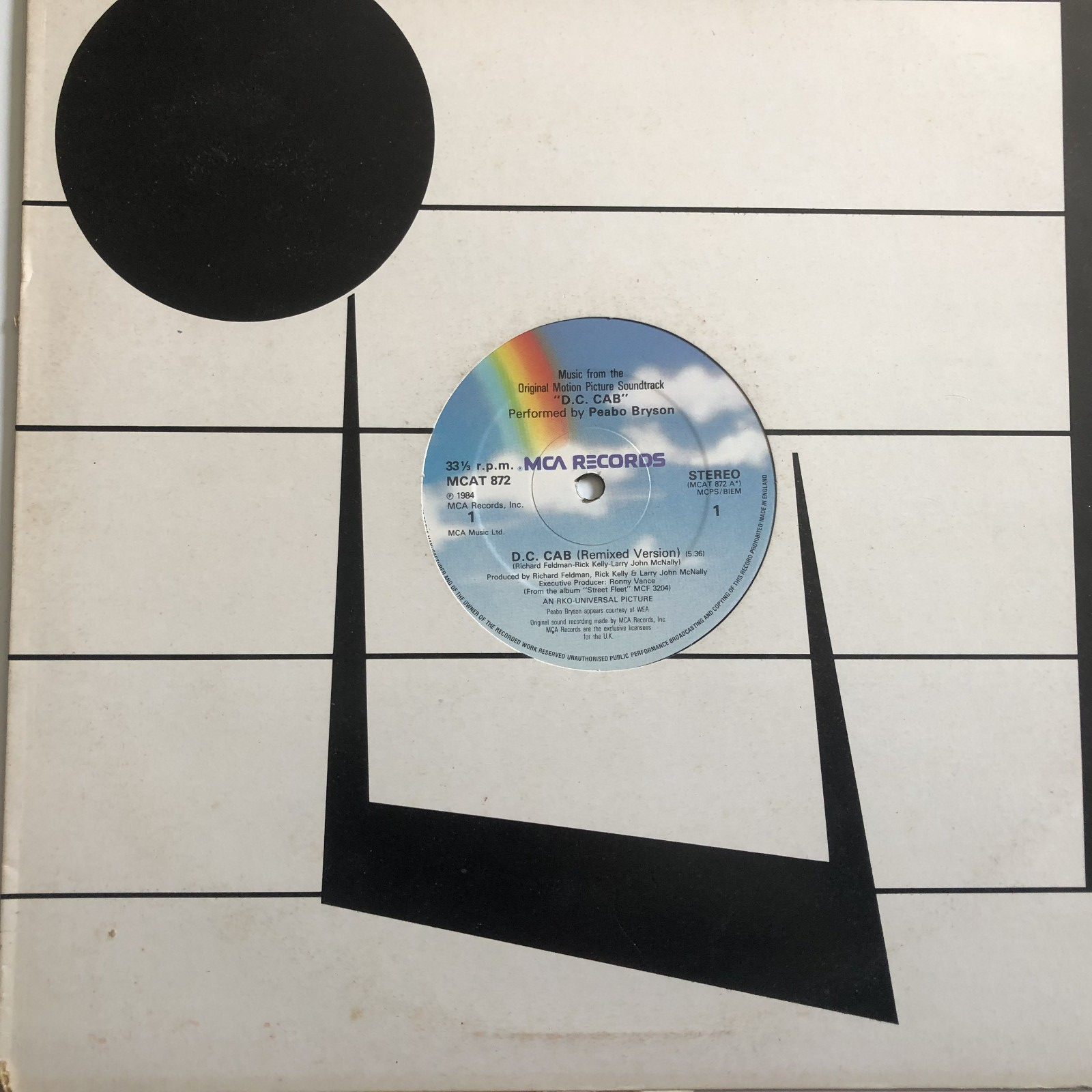 Peabo Byson D.C. Cab MCA U.K 45RPM 1984  12