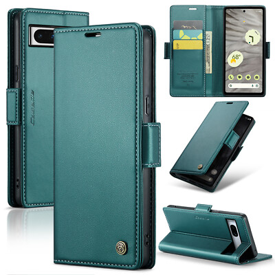 Premium Leather Wallet Flip Case Cover For Google Pixel 9 Pro XL 9 / 9 Pro 8 7