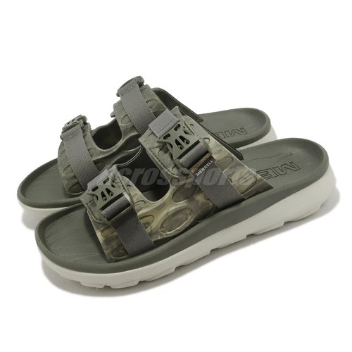 

Merrell HUT Ultra WRAP Olive Green Men Slip On Sandals Slippers J005227, Зеленый, Hut Ultra Wrap