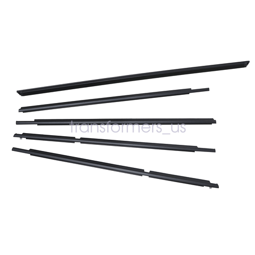 5x Door weatherstrip window Moulding Trim Seal Belt Kit For Toyota 4Runner 03-09