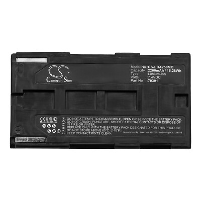 70301 Battery For Riegl  FG21P FG21-P Phase One  P25 P25+ P30 P30+ P40   IQ3 IQ4