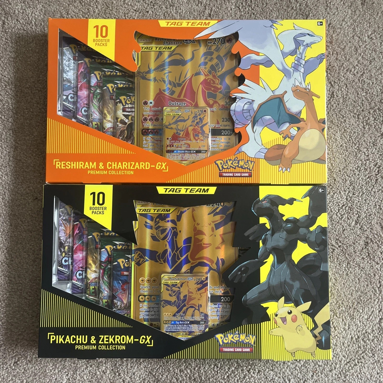 ポケモンカードゲーム RESHIRAM&CHARIZARD-GX PIKACHU&ZEKROM-GX Amazon.com: Pokemon Card Game PK-SM12a-041 Pikachu & Zekrom