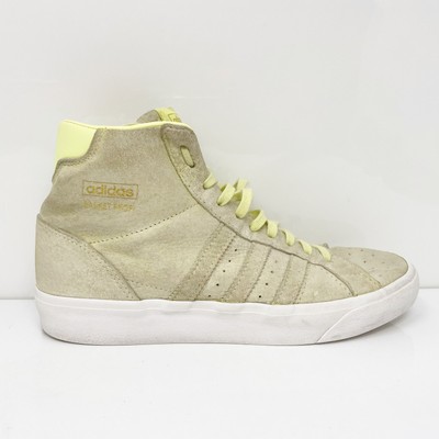 Adidas Womens Basket Profi FW3129 Желтая повседневная обувь Кроссовки Размер 6.5, Желтый, Basket Profi