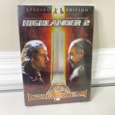 Highlander 2 - Special Edition DVD New Sealed -Christopher Lambert, Sean Connery