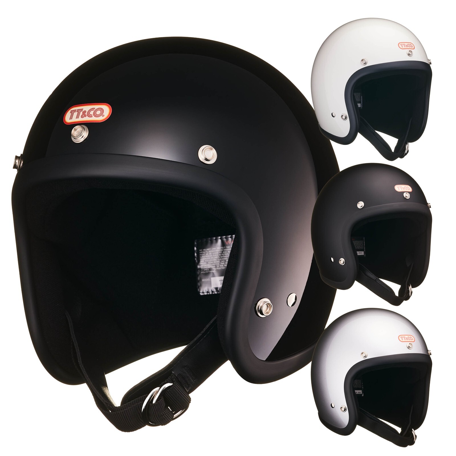 TT&CO Super Magnum Standard Helmet – DOT Open Face Small
