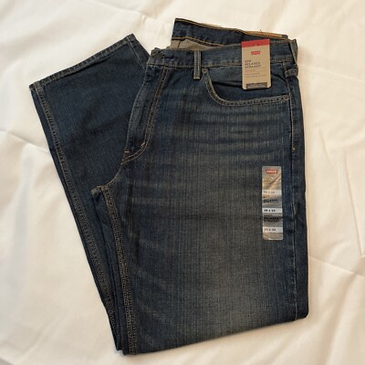 Levi's Men's 559 Relaxed-Straight-Non-Stretch Jeans Range-Dark Wash Size 38x32