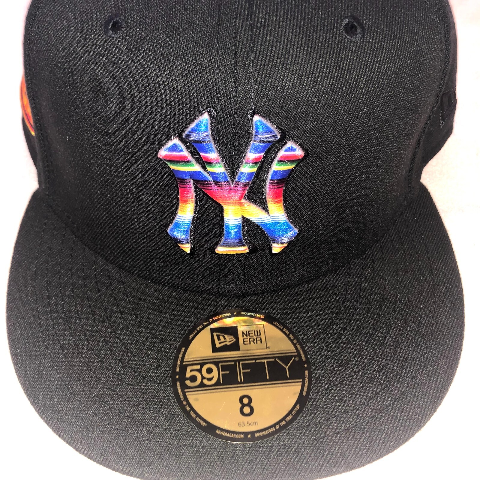 New York Yankees Black/Rainbow Woven Yankee Stadium New Era