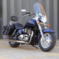 2014 TRIUMPH BONNEVILLE AMERICA 865 LT. GLORIOUS 1-OWNER LOW MILEAGE MOTORCYCLE.