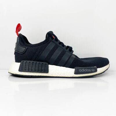 Adidas Boys NMD R1 B42087 Черные кроссовки для бега Размер 6, Черный, NMD R1