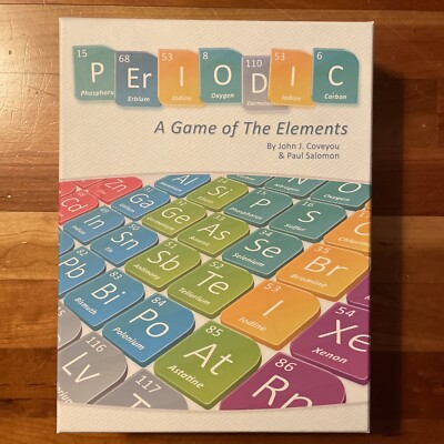 PERIODIC: A Game of The Elements Board Game by Genius Games. 100% Complete 2018