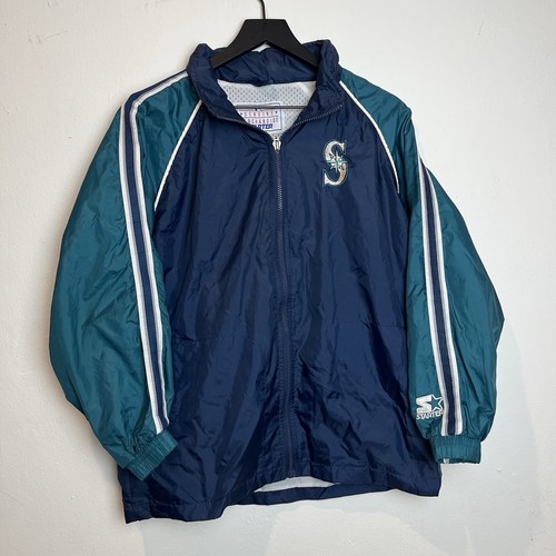 Seattle Mariners Majestic ジャケット M VTG RARE MAJESTIC SEATTLE MARINERS 9/11 2001 SEASON