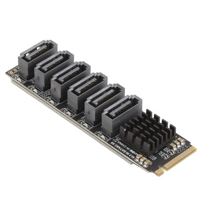 ASM1166 Chip M.2 PCIE To Adapter Card For Hard Disk Support