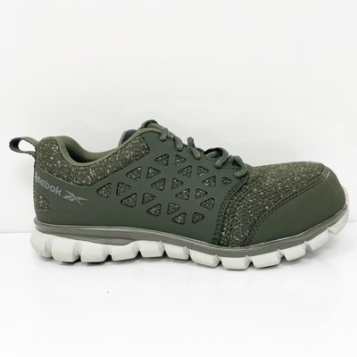 

Reebok Женские кроссовки Sublite Cushion Work F2413-18 Зеленые повседневные туфли Размер 8 M, Зеленый, Sublite Cushion Work