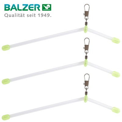 Balzer Abstandhalter  transparent 3x Anti Tangle Feeder Boom gebogen 10,15, 20cm