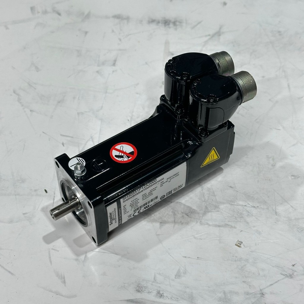 SCHNEIDER ELAU SH30551P12A2000 SH055/80005/0/1/00/00/00/10/0 Servo Motor — 3