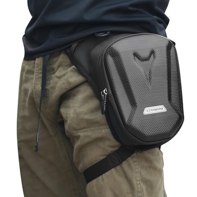 Waterproof Waist Leg Bag Motorcycle EVA Hard Shell Cell/Mobile Phone Purse Packs