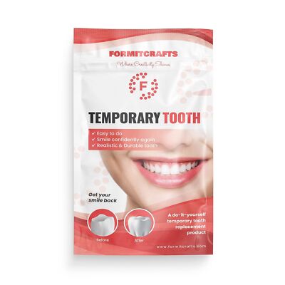 Temptooth Thermoplastic Beads for Teeth   Tooth Repair Beads for DIY Temporary