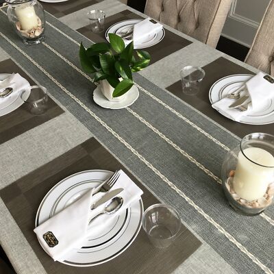 JL Prime 125 PC Heavy Duty Disposable Silver Plastic Plates & Cutlery for Party