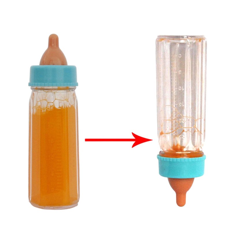 Baby Doll Magic Milk Bottle Dolls Feeding Set With Disappearing Liquid for Kids
