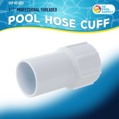 1-1/2" Pool Hose Cuff, Swimming Pool Replacement Cuff Spiral-Wound Vacuum Hoses