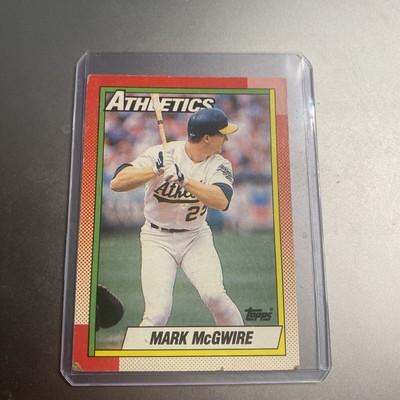 RARE GHOST ERROR 1990 Topps - #690 Mark McGwire