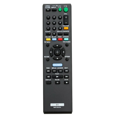 RMT-B107A Replace Remote Control for Sony BDP-BX37 BDP-S370 BDP-S373 BDP-BX57