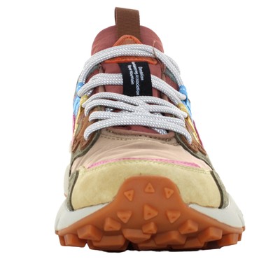 Pre-owned Flower Mountain A24us Women Low Sneakers 0012017817.01.1e93 Yamano 3 Woman In Crema / Beige