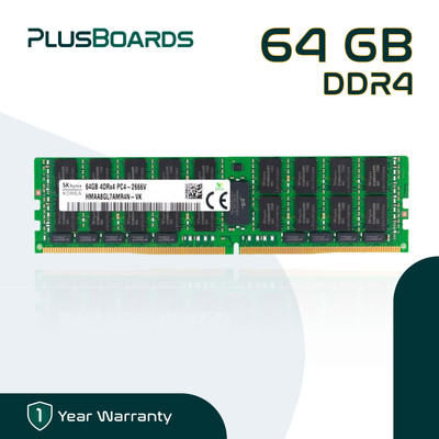 SK Hynix 64GB DDR4 PC4-2666V LRDIMM 2666MHz ECC Reg 4Rx4 288-pin Server Memory