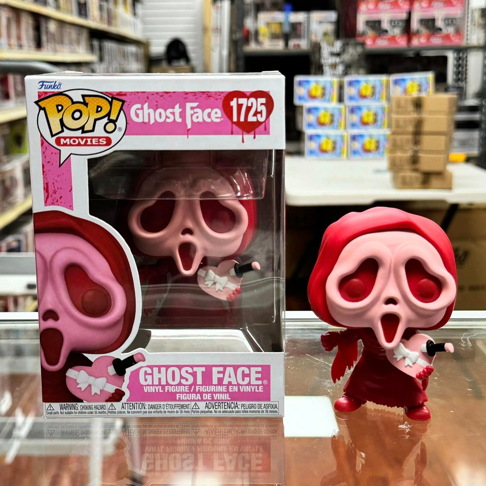 Funko POP! VALENTINE GHOST FACE Vinyl Figure, Horror Movies Funko POP! VALENTINE GHOST FACE Vinyl Figure, Horror Movies