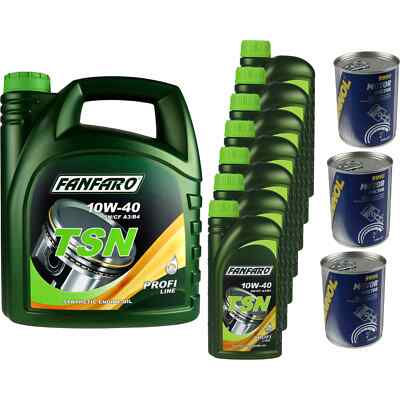 11L Olio Motore fanfaro Tsn 10W-40 3x mannol Motore Doctor