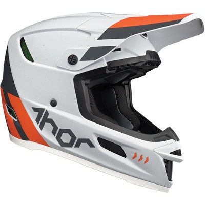 Thor Reflex Helmet - Cube - Gray/Orange - Large 0110-7464