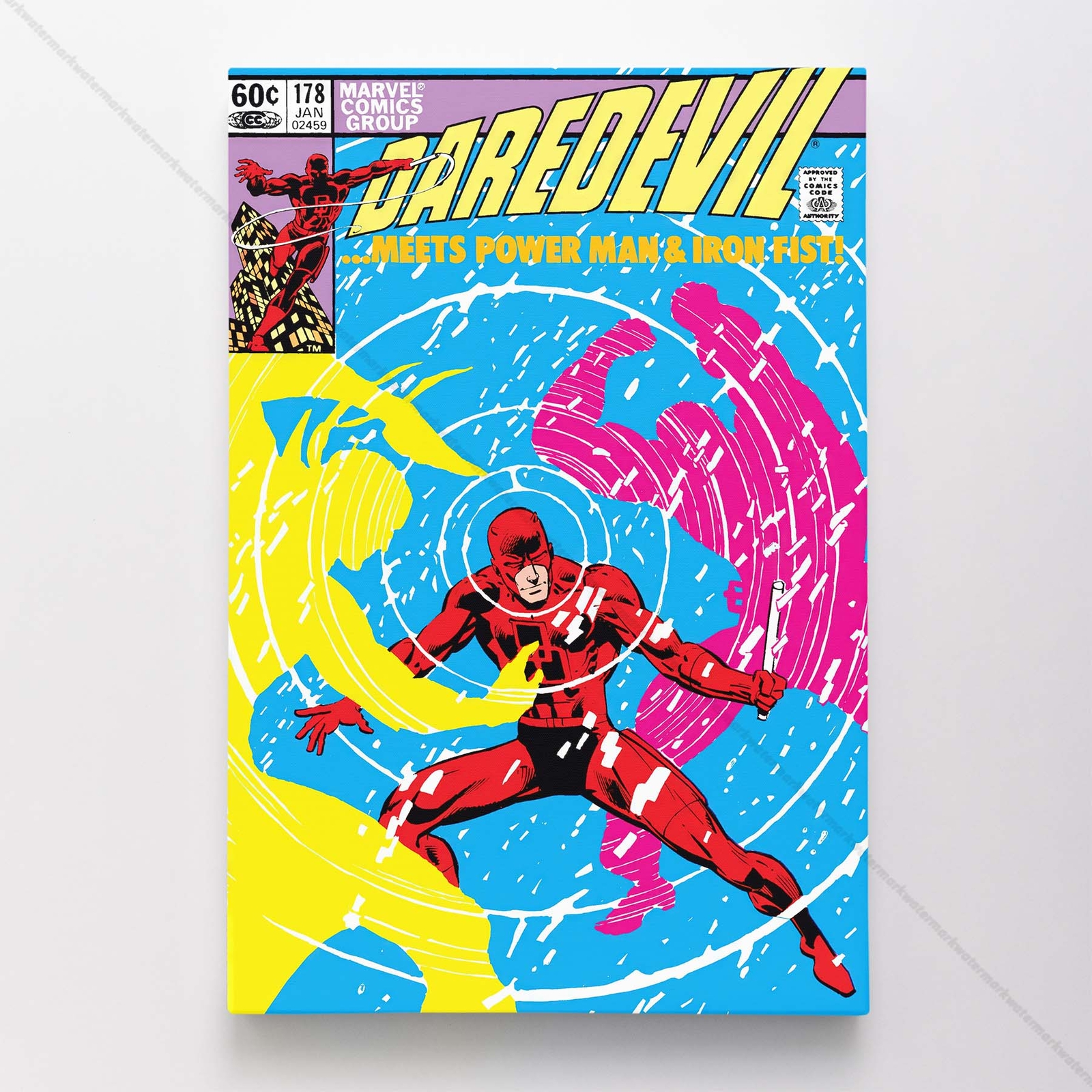 Daredevil Poster Canvas Vol 1 #178 Comic Book Art Print
