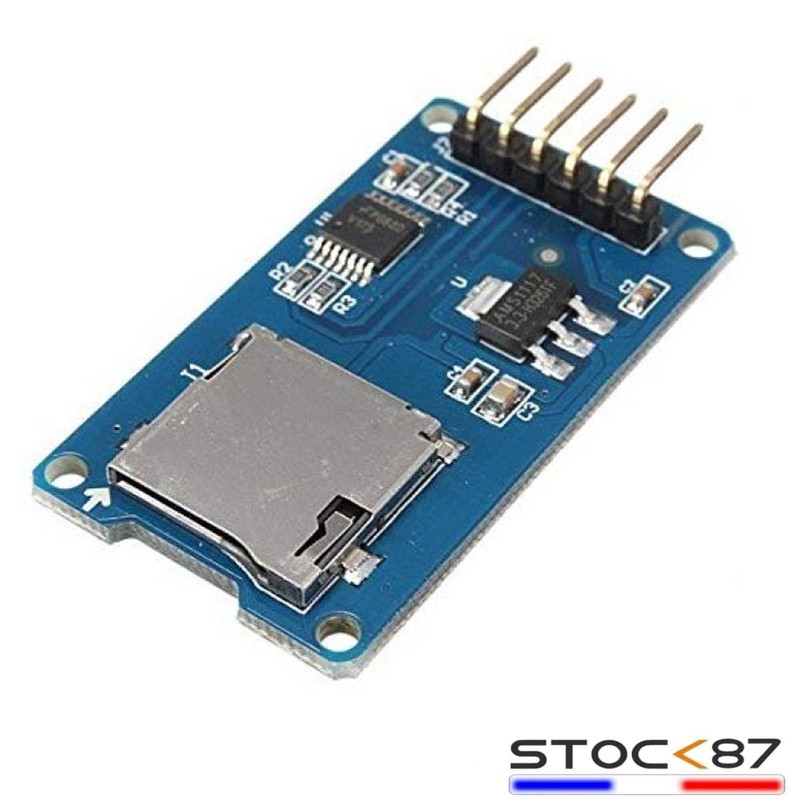 5175# Lecteur De Carte Sd Micro Module Spi Pour Arduino, Raspberry Pi, Tf Card