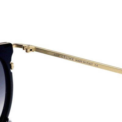 Pre-owned Celine Sunglasses Cl40033f 01b Authentic In Black