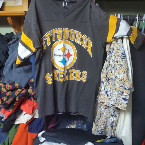 Vintage 90s Logo 7 Pittsburgh Steelers Spell Out With