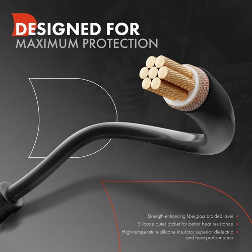 7x Spark Plug Wire Sets for Mercedes-Benz W124 300CE 300E W140 300SE R129 300SL