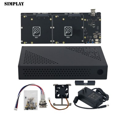 NASPi-Gemini 3.5 NAS Storage 12V Power Supply for Raspberry Pi 4