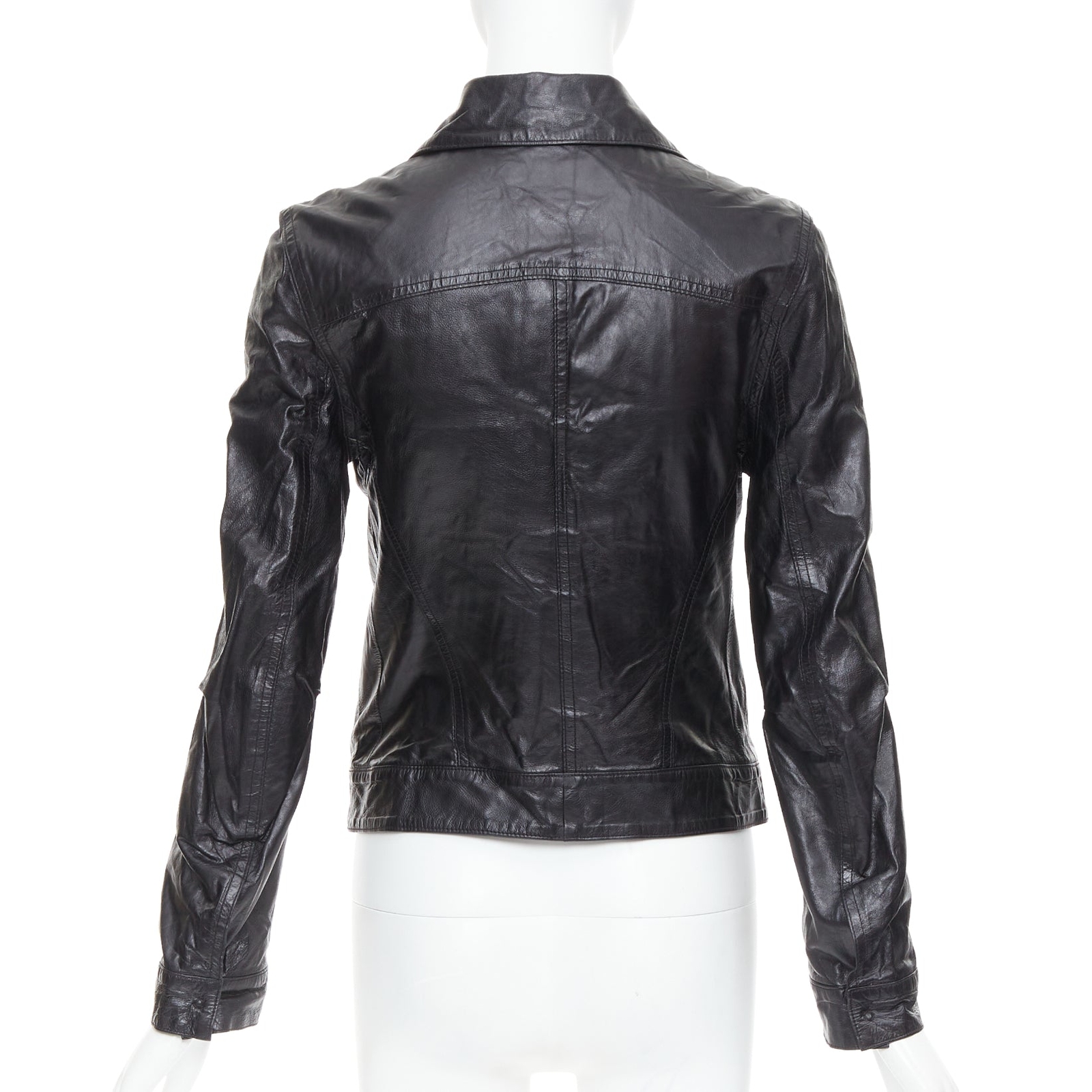 本人期　ANN DEMEULEMEESTER leatherjacket Ann Demeulemeester Arvid Perfecto Leather Jacket – ESSXNYC