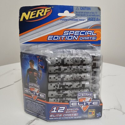 Nerf N-Strike Elite 12 Special Edition Elite Darts Pack, Grey
