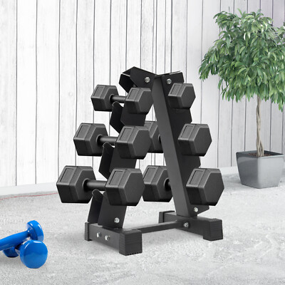 176/660lbs Dumbbell Rack Stand Weight Racks Home Gym Dumbbells Holder Storage