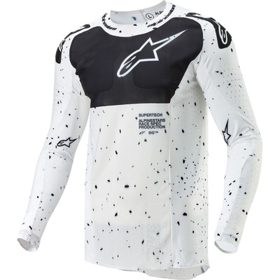 Alpinestars 2024 Supertech Spek Jersey - White/Black - Medium 3763424-21-M